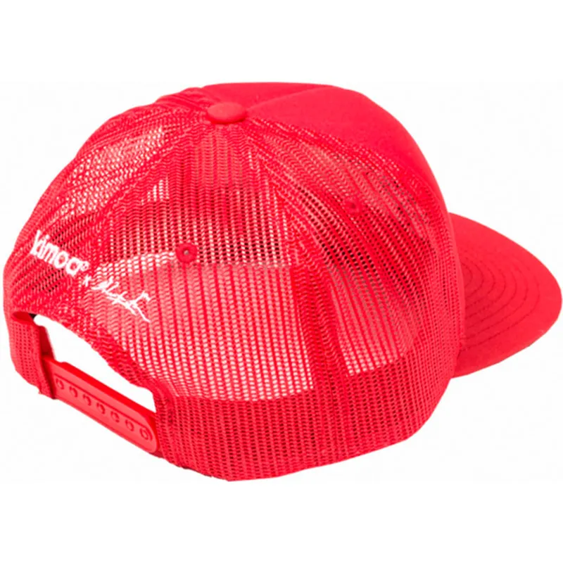 petten-plat-rood-snapback-van-kimoa