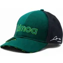 petten-gebogen-groen-verstelbare-band-fernando-alonso-van-aston-martin-formula-1-van-kimoa