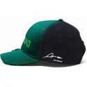 casquette-courbee-verte-et-noire-ajustable-fernando-alonso-aston-martin-formula-1-kimoa