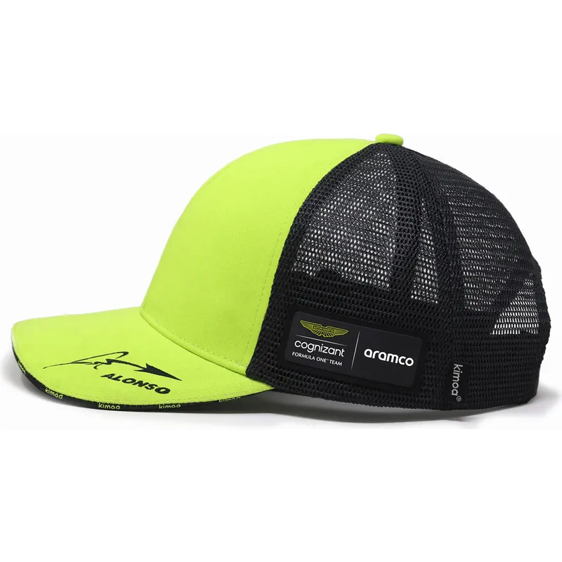 petten-gebogen-groen-verstelbare-band-claro-fernando-alonso-van-aston-martin-formula-1-van-kimoa