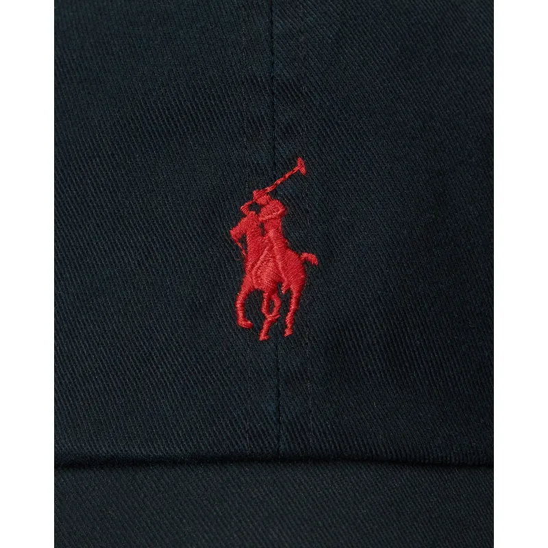 cappellino-curvo-nero-regolabile-con-logo-rosso-cotton-chino-classic-sport-di-polo-ralph-lauren