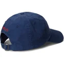 casquette-courbee-bleue-marine-ajustable-avec-logo-rouge-cotton-chino-classic-sport-polo-ralph-lauren