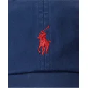 casquette-courbee-bleue-marine-ajustable-avec-logo-rouge-cotton-chino-classic-sport-polo-ralph-lauren