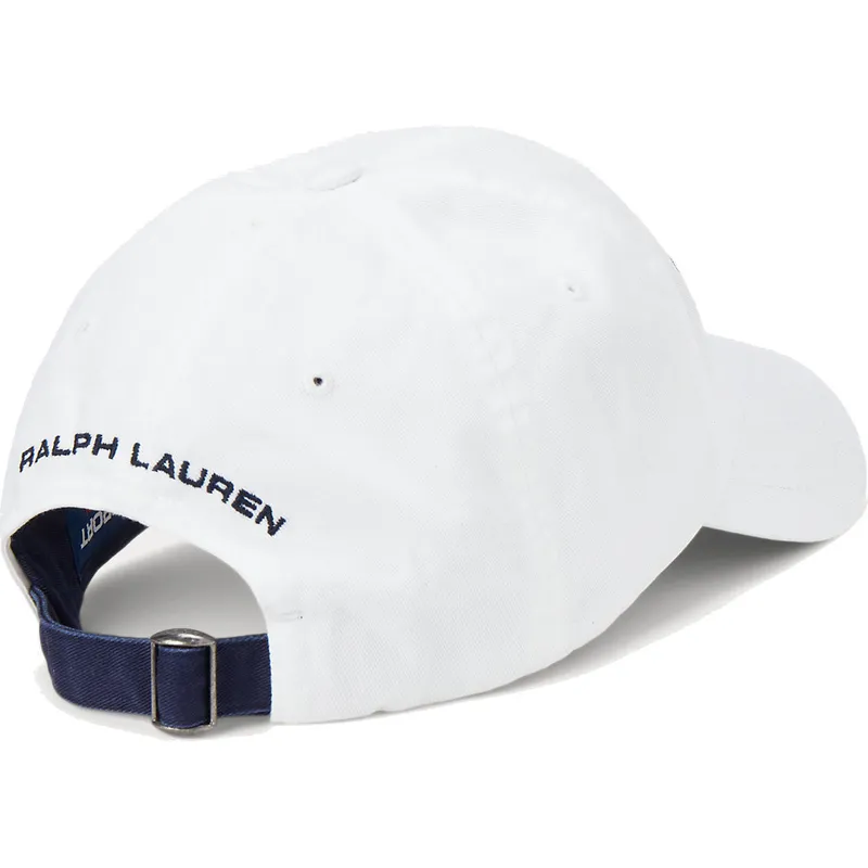 petten-gebogen-wit-verstelbaar-sport-twill-van-polo-ralph-lauren petten-gebogen-wit-verstelbaar-sport-twill-van-polo-ralph-lauren