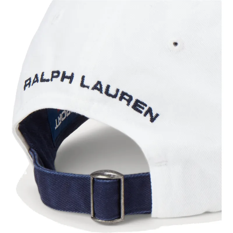 petten-gebogen-wit-verstelbaar-sport-twill-van-polo-ralph-lauren petten-gebogen-wit-verstelbaar-sport-twill-van-polo-ralph-lauren
