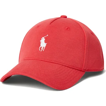 Gorra curva roja snapback con logo blanco Ponte Darted Modern Sport de Polo Ralph Lauren