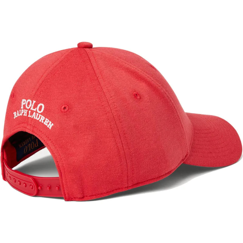 petten-gebogen-rood-snapback-ponte-darted-modern-sport-van-polo-ralph-lauren