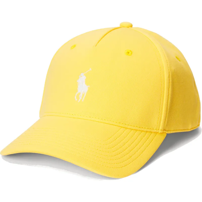 petten-gebogen-geel-snapback-ponte-darted-modern-sport-van-polo-ralph-lauren