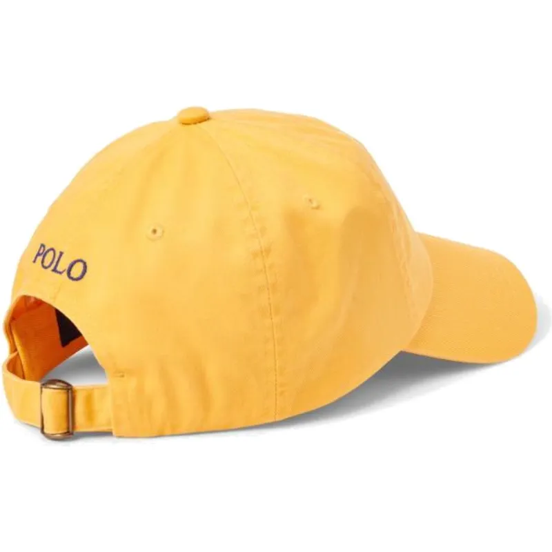 Casquette courbée rose ajustable avec logo bleu Cotton Chino Classic Sport  Polo Ralph Lauren