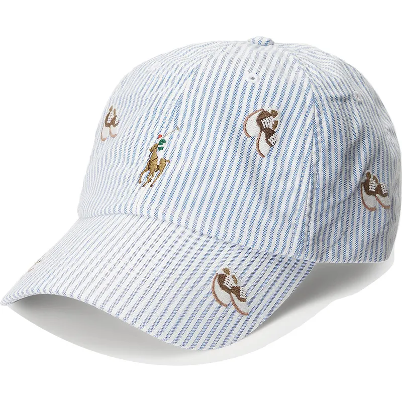 petten-gebogen-blauw-verstelbare-band-classic-sport-van-polo-ralph-lauren