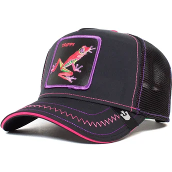 petten-gebogen-zwart-snapback-the-farm-van-goorin-bros