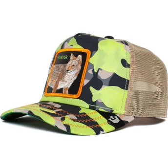 Casquette trucker camouflage verte loup Hunter El Sorro Dorado The Farm Goorin Bros.