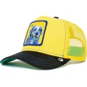 casquette-trucker-jaune-et-noire-chien-labrador-retriever-loyal-doggy-trip-the-farm-goorin-bros