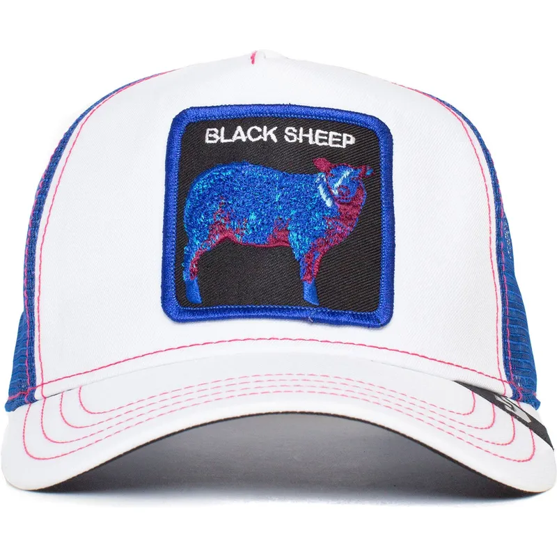 petten-gebogen-wit-snapback-black-sheep-trip-the-farm-van-goorin-bros