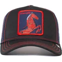 casquette-trucker-noire-cheval-stallion-trip-the-farm-goorin-bros