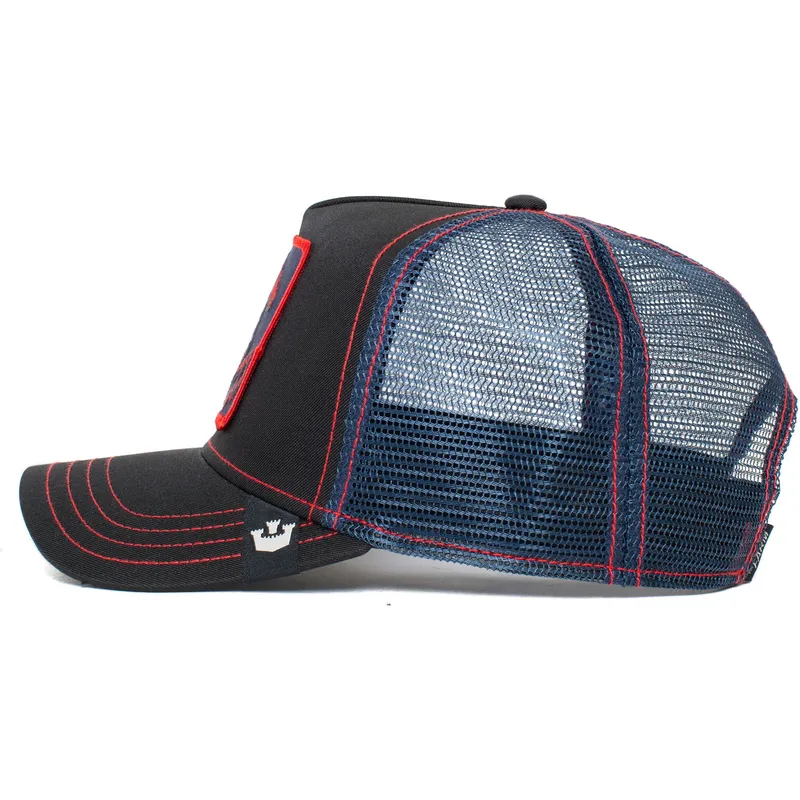 petten-gebogen-zwart-snapback-stallion-trip-the-farm-van-goorin-bros