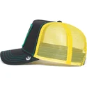 casquette-trucker-noire-et-jaune-coq-cock-trip-the-farm-goorin-bros