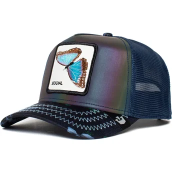 petten-gebogen-blauw-snapback-the-farm-van-goorin-bros