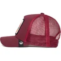 petten-gebogen-rood-snapback-handsome-truckin-the-farm-van-goorin-bros