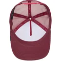 petten-gebogen-rood-snapback-handsome-truckin-the-farm-van-goorin-bros