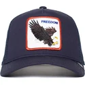 casquette-trucker-bleue-marine-aigle-freedom-truckin-the-farm-goorin-bros