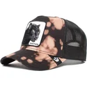 casquette-trucker-noire-panthere-acid-panther-the-farm-goorin-bros