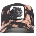 petten-gebogen-zwart-snapback-acid-panther-the-farm-van-goorin-bros