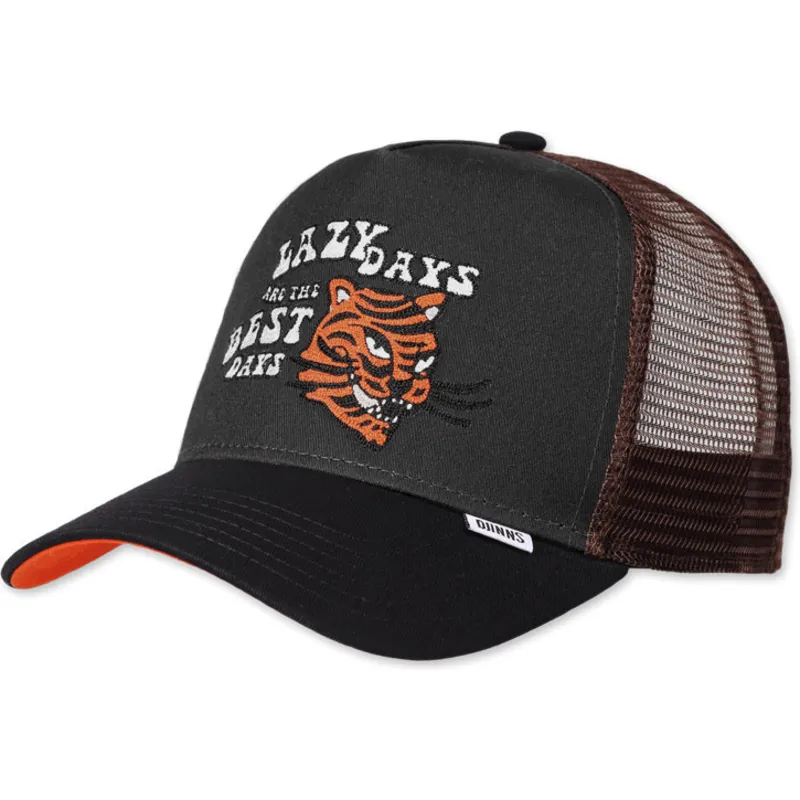 petten-gebogen-zwart-snapback-lazy-tiger-hft-lazy-days-are-the-best-days-van-djinns petten-gebogen-zwart-snapback-lazy-tiger-hft-lazy-days-are-the-best-days-van-djinns