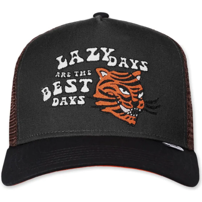 petten-gebogen-zwart-snapback-lazy-tiger-hft-lazy-days-are-the-best-days-van-djinns petten-gebogen-zwart-snapback-lazy-tiger-hft-lazy-days-are-the-best-days-van-djinns