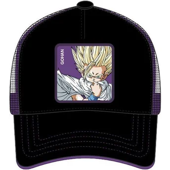 Capslab Son Gohan Super Saiyan 2 GOH1 Dragon Ball Black Trucker Hat