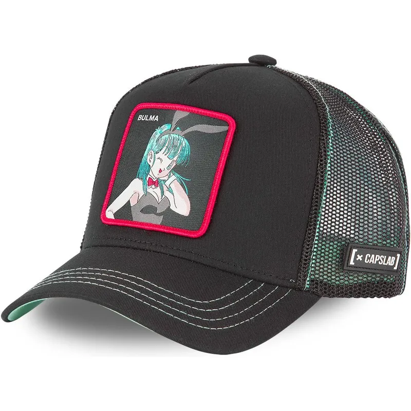 petten-gebogen-zwart-snapback-db3-bul1-bulma-dragon-ball-van-capslab