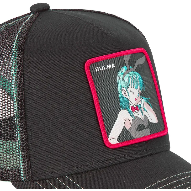 petten-gebogen-zwart-snapback-db3-bul1-bulma-dragon-ball-van-capslab