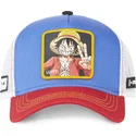 petten-gebogen-blauw-snapback-op2-luf2-monkey-d-luffy-one-piece-van-capslab