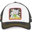 casquette-courbee-blanche-et-noire-snapback-tom-t12-looney-tunes-capslab