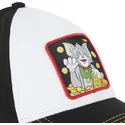 casquette-courbee-blanche-et-noire-snapback-tom-t12-looney-tunes-capslab