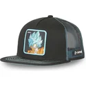 petten-plat-zwart-snapback-son-goku-dragon-ball-van-capslab