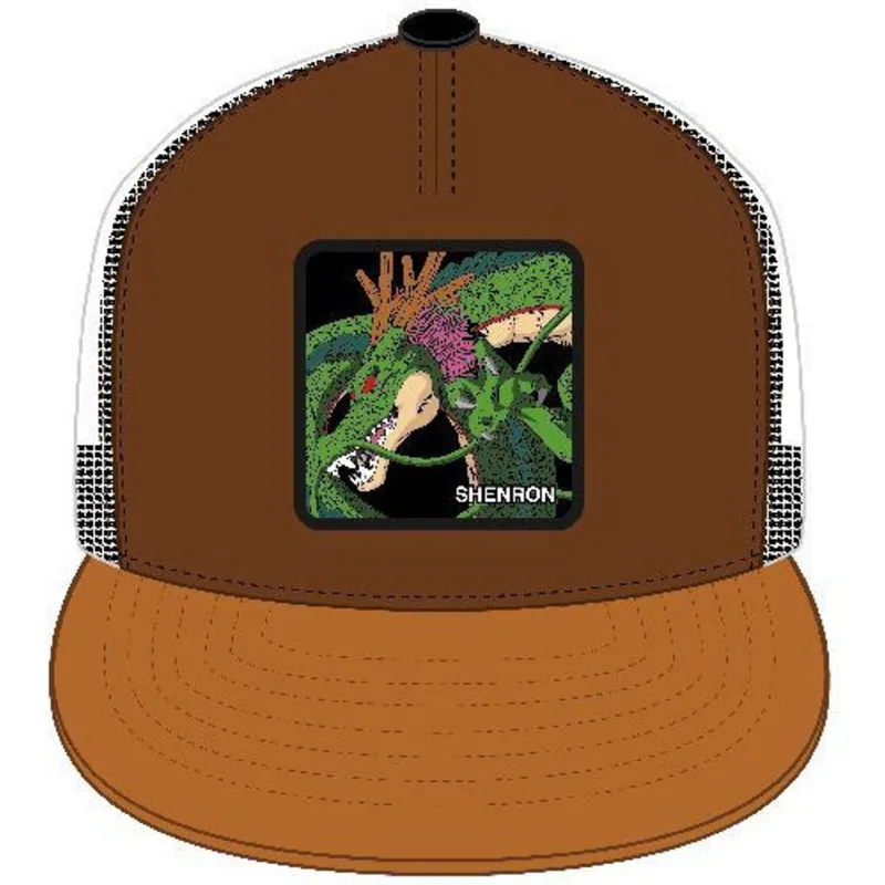 petten-plat-bruin-snapback-she5-shenron-dragon-ball-van-capslab petten-plat-bruin-snapback-she5-shenron-dragon-ball-van-capslab