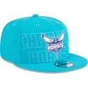 petten-plat-blauw-snapback-9fifty-draft-edition-2023-van-charlotte-hornets-nba-van-new-era