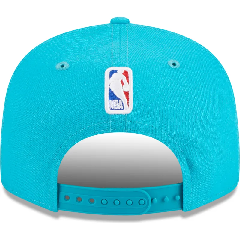 petten-plat-blauw-snapback-9fifty-draft-edition-2023-van-charlotte-hornets-nba-van-new-era