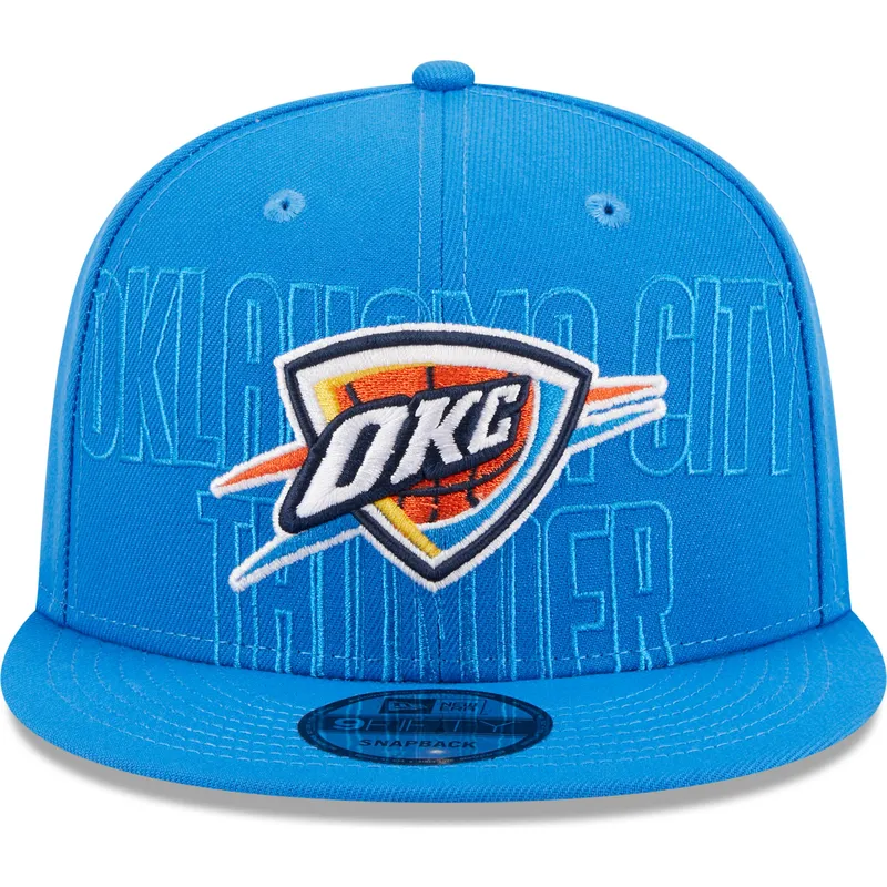 petten-plat-blauw-snapback-9fifty-draft-edition-2023-van-oklahoma-city-thunder-nba-van-new-era