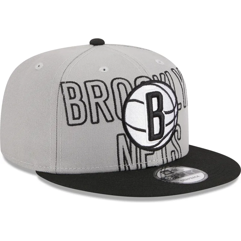 petten-plat-grijs-snapback-9fifty-draft-edition-2023-van-brooklyn-nets-nba-van-new-era