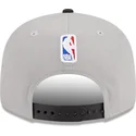 casquette-plate-grise-et-noire-snapback-9fifty-draft-edition-2023-brooklyn-nets-nba-new-era