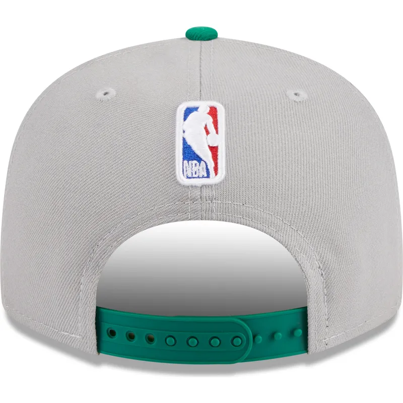 petten-plat-grijs-snapback-9fifty-draft-edition-2023-van-boston-celtics-nba-van-new-era