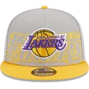 petten-plat-grijs-snapback-9fifty-draft-edition-2023-van-los-angeles-lakers-nba-van-new-era