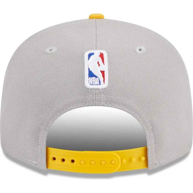 petten-plat-grijs-snapback-9fifty-draft-edition-2023-van-los-angeles-lakers-nba-van-new-era