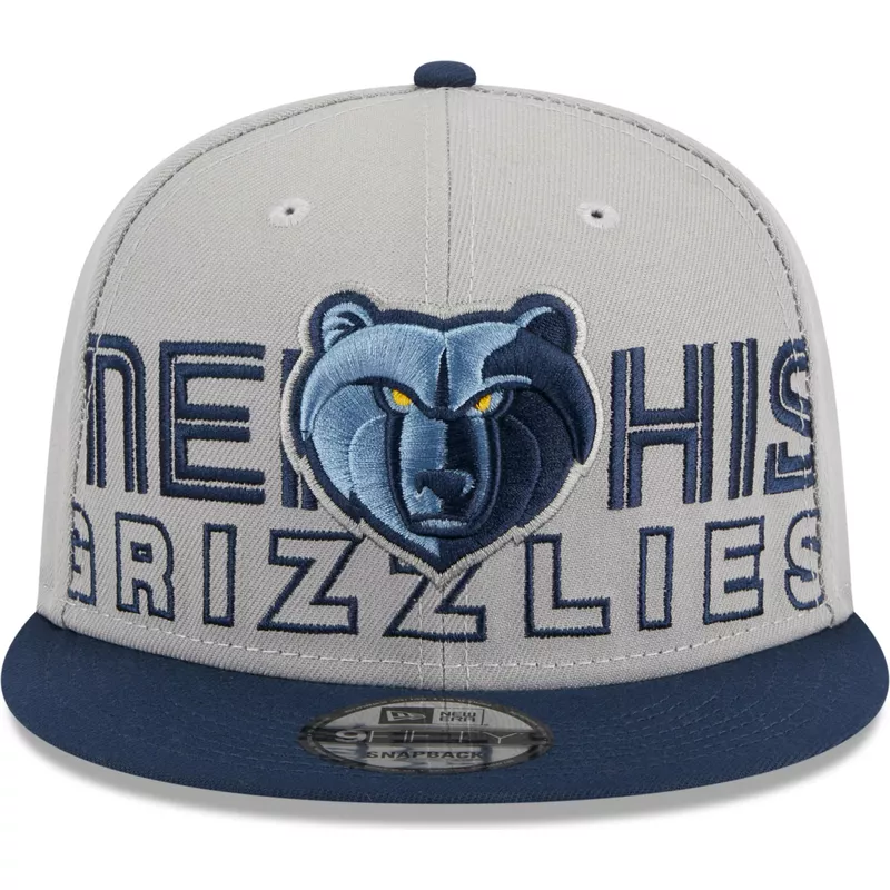 Memphis Grizzlies 2023 NBA Draft New Era 9FIFTY Snapback Cap Navy