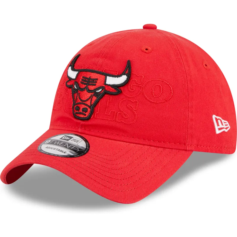 petten-gebogen-rood-verstelbaar-9twenty-draft-edition-2023-van-chicago-bulls-nba-van-new-era