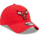 casquette-courbee-rouge-ajustable-9twenty-draft-edition-2023-chicago-bulls-nba-new-era