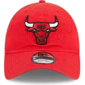 casquette-courbee-rouge-ajustable-9twenty-draft-edition-2023-chicago-bulls-nba-new-era