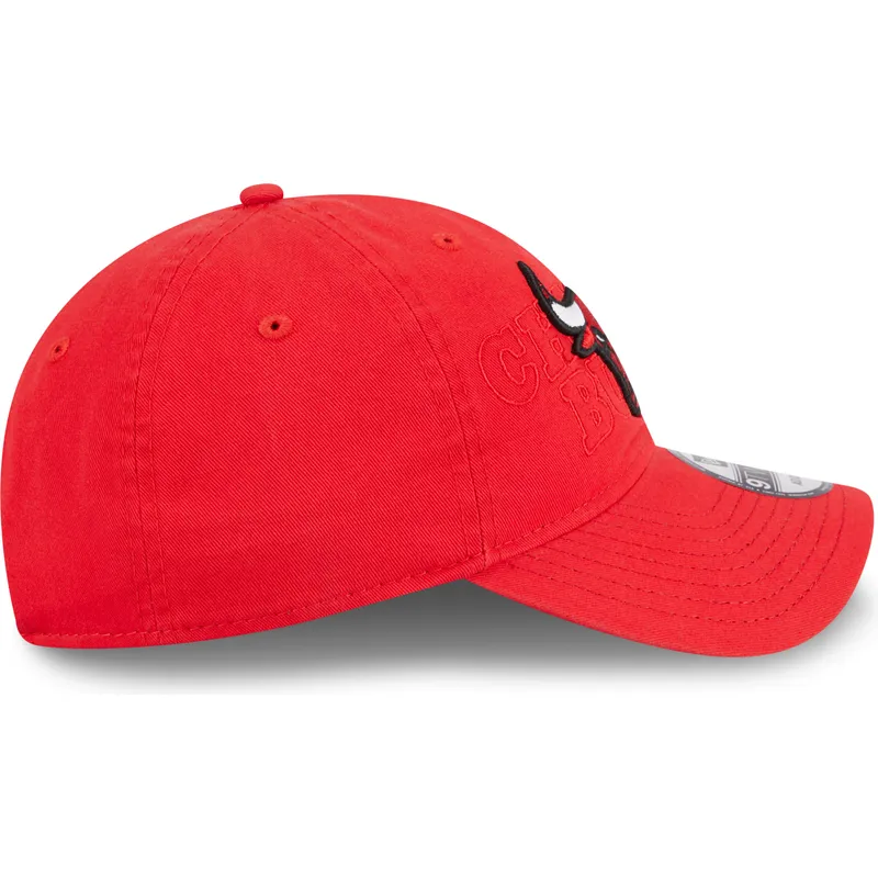 petten-gebogen-rood-verstelbaar-9twenty-draft-edition-2023-van-chicago-bulls-nba-van-new-era
